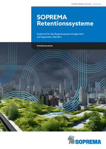 Flyer "SOPREMA Retentionssysteme"