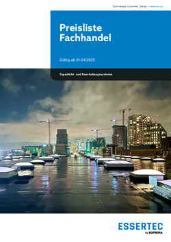 ESSERTEC Preisliste – ab 1.4.2025