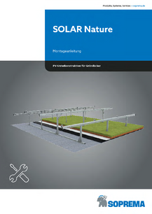 Verlegeanleitung "PV-Unterkonstruktion SOLAR Nature"