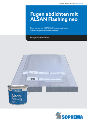 Verlegeanleitung "Fugen abdichten mit ALSAN Flashing neo"