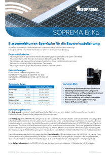 Flyer "SOPREMA Erika"
